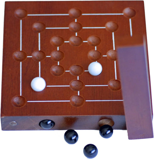 WE Games Nine Men's Morris - 5 inch Travel Size