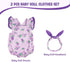 2 Set 17-22 Inch BABESIDE Pcs Reborn Baby Doll Clothes for Babydolls, Fruit Pattern Baby Dolls Clothes Accessories