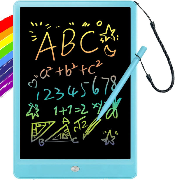 ORSEN 10 Inch LCD Doodle Board Writing Tablet for Kids, Colorful Drawing Pad, Educational Toy Gift for Ages 3-6