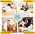 Haengbuk-Goose Giant Stuffed Animal, 51.2in/130cm Soft White Swan Plush Hugging Pillow, Gift for Kids, Friends, Family
