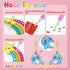 16 4-8 8-12,Kids 5D 5 Suncatchers/5 Keychains/6 BANBBUR Pcs Gem Art for Kids Age Crafts Gem Diamond Art Kit