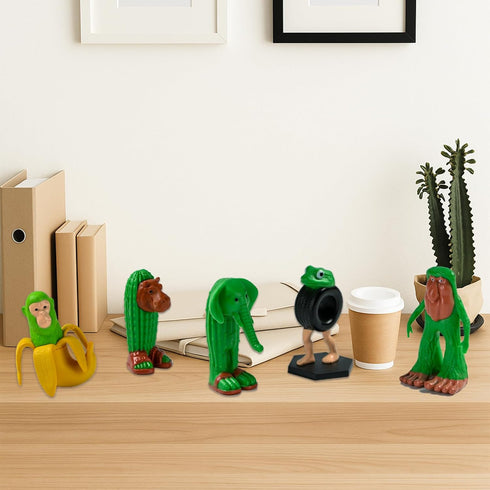 Xgmadiles 8PCS Italian Brainrot Toys,Tralalero Tralala Action Figures, Brainrot Meme Shark Figures,Tung Tung Tung