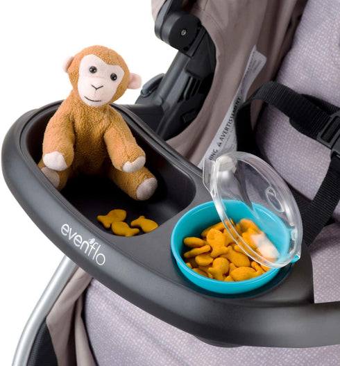 Evenflo Stroller Snack Tray with Bonus Cup for On-the-Go Convenience