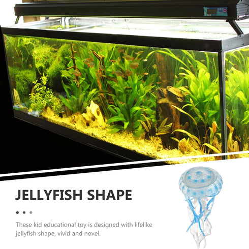 Zerodeko Plastic Jellyfish Toys, Realistic Sea Life Animals Figurines for Ocean Collection