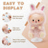 3-7" 2 Set Adjustable Doll Stand for Sitting & Standing Positions - Premium Acrylic Base Display Holder for Figures