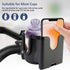 360Rotatable Universal Stroller Cup Holder with Phone Holder, Bottle Holder with Strong Clip, Accessories for Stroller