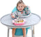 Generic Baby bib Food Catcher Bib and Tray Set | High Chair Self
