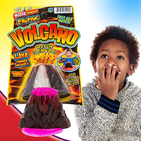 Small Erupting Volcano Science Kit (6 Volcano Toy) for Kids 6-8, Preschool Educational Lab Learning STEM Toys