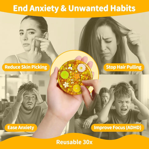 Reusable Picking Fidget Pad Remeltable Pick Pad, Sensory Fidget Toys Anxiety Relief Items Fidget, Skin Picking Fidget