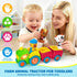 1 2 3 Set 3 12 18 24 Animal Farm Tractor Toy for Toddler Years Old, Musical Tractor with Farm Animals, Montessori