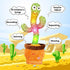 Dancing Cactus Baby Toys, Mimicking Toys with Volume Adjustable Talking Cactus, Singing Cactus for Baby Girl Toys