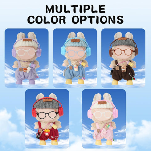 Yrlisfon 8-Piece Set 17cm Set Dolls Clothes(NO Doll), Dolls Cute Outfit Accessories, Small Clothes for Doll, Gift