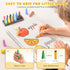 12 JUPITEARTH Colors Crayons for Toddlers, Non-Toxic Washable Rocket Crayons, Easy-to-Hold Coloring Gifts & Mess-Free