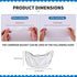 YNSHOUNA 100 17x8 Inches PCS Potty Chair Liners with Elastic, Disposable Portable Potty Training Bags, Clear Potty