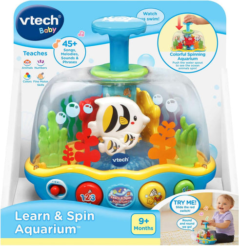 VTech Learn and Spin Aquarium for Fish, Plastic Educational Toy