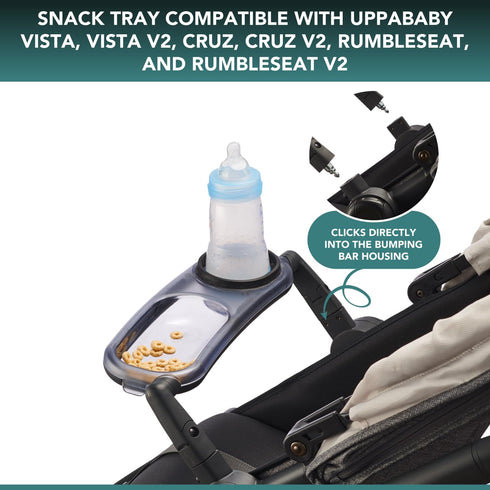 TRENDHUB V2, V2, V2, Snack Tray Compatible with UPPAbaby Vista Vista, Cruz, Cruz RumbleSeat, RumbleSeat Snack Tray