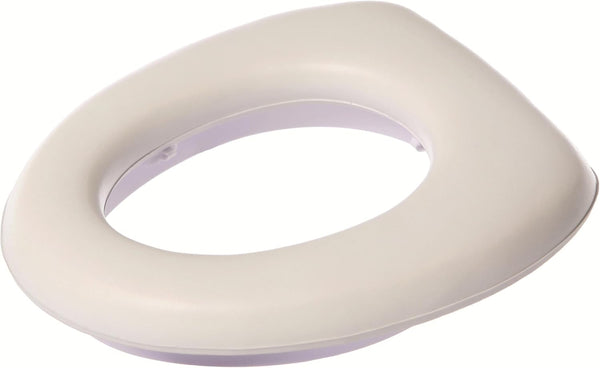 Dreambaby Soft Touch Potty Seat - Comfortable Padded Seat with High Base for Secure Positioning, White, Model L604