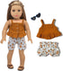 XFEYUE 22 18 inch 18 inch 10 Sets Pcs American Doll Clothes Gifts and Accessories, Fit Doll - Including of Various