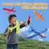 SpringFlower 4 Pack Airplane Flying Toys, 4 Throwing Foam Planes for Kids 3-8, Outdoor Flying Toy Birthday Gifts