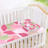SyXIOP 28" 52" Henri Style Leaf Petal Colorful Cooling Baby Crib Mattress Cover x Absorbent Mattress Protector Pads