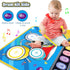 1 2 1 1-3, 12-18 1 2 3 Baby Toys for Year Old Boy Girl, in Musical Piano & Drum Mat for Toddlers Early Education Baby