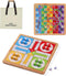 Crobyi 12 Inches Ludo Board Game + Snakes&Ladders, 2 in 1, Classic