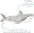 Cozy Samuel Shark - Microwavable & Weighted Plush Stuffed Animal - Heated Plushie for Warmth - Cute, Soft, Toy