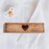 PERSELOSO Wooden Pregnancy Test Keepsake Box with Lid Announcement Storage Container Brown Pregnancy Announcement Box