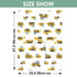 Mazeann Bulldozers Yellow Pattern Car Seat Cover Baby Breathable Soft Infant Carseat Covers Canopies Babies Carrier