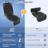 2 Vehicles(2-Pack,Black) Sinvitron Car Seat Protector for Child Car Seat - Waterproof Non-Slip Leather Mat with Mesh