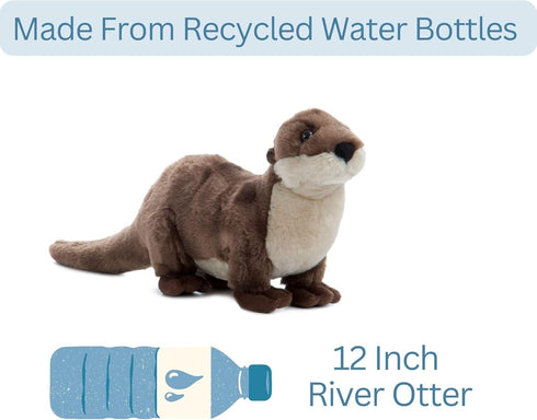 The Petting Zoo River Otter Stuffed Animal - 18 Inches Plush Toy, Gifts for Kids, Wild Onez Zoo Animals