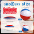 Zhanmai 30 Pcs Patriotic Beach Balls, Red White and Blue Inflatable Balls for 4th of July Party Favors, 4-5 Inch and