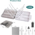 7 1 Baby Bottle Brush, in Travel Bottle Cleaner Kit with Soap Dispenser, Bottle Drying Rack, Dishcloths, Portable