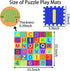 Febyyer 36 5.9inch 5.9inch Pieces Children's Foam Puzzle Mat with Letters of the Alphabet and Numbers, x EVA Foam Play