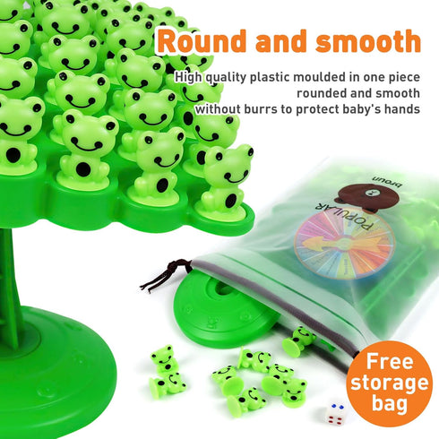 Frog Balance Game Toys - Two-Player Parent-Child Interactive Family Tabletop Puzzle Game for Kids