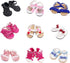 Etistta 6 Pairs of Doll Shoes, 2 Pairs of Socks for 18 inch American Dolls Accessories