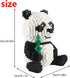 Larcele Panda Micro Building Blocks Animal Mini Building Toy Bricks - 3689 Pieces KLJM-02 Model 2840