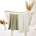 Baby Muslin Swaddle Blankets, Soft Receiving Blanket for Newborn, Cotton Swaddling Blanket, Neutral 2 Pack, Leaf