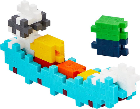 PLUS PLUS Container Ship, 70 Piece Tube, Construction Building STEM/STEAM Toy, Interlocking Mini Puzzle Blocks for Kids