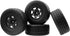 4-Pack RC Short Course Truck Wheels & Tires with Foam Inserts, Compatible with Losi Tenacity Traxxas Slash Arrma HPI