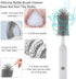 Electric Baby Bottle Brush Set, Multi-Purpose Cleaner Brushes,360°high-Speed Rotation Cleaning,1500mAh,Waterproof IPX65,Perfect Baby Bottle Brushes,White by biqin
