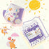 7 Adult Printed Diapers,X-Large-Fox and Bear, Pieces for Men and Women - Leak Protection Heavy Absorbency Protection