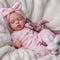 BABESIDE 12 Inch Lifelike Reborn Baby Dolls Vinyl Full Body, Soft Realistic