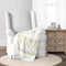 Lush Decor Baby Hygge Geo Soft Sherpa Blanket, 40" x 30", Yellow