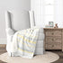 Lush Decor Baby Hygge Geo Soft Sherpa Blanket, 40" x 30", Yellow