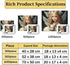 Hothostl 1000 Package Framable Piece Classic Jigsaw Puzzle - White Owl Luxurious Wood Rounded Corner Puzzle - Beautiful