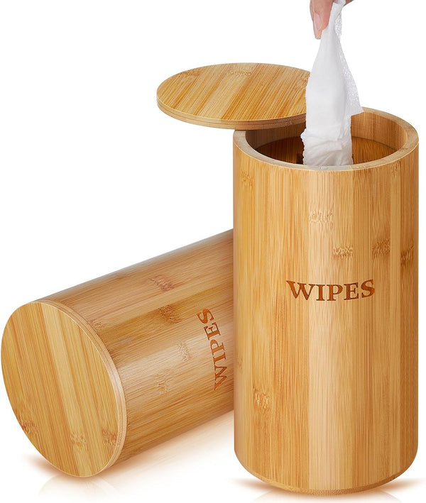 Willinglong Refillable Wet Wipes Dispenser Disinfecting Wipe Container with Magnetic Lid Stylish Decorative