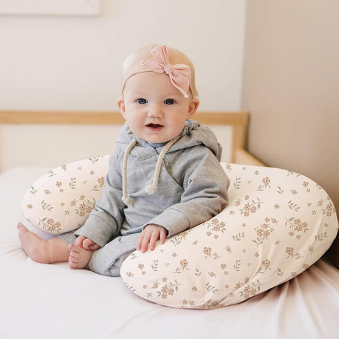 2 Pack Konssy Nursing Pillow Covers, Soft and Comfortable Nursing Cover for Breastfeeding Pillows, Pillow Slipcover