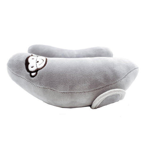 Baby Travel Pillow, Adjustable Head Neck Pillow for Infant Car Seat, Stroller Headrest Pillow for Infants, Banana