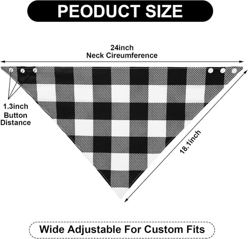 5 Pack Adult Drool Bandana Bibs Soft Large Absorbent Bibs for Special Needs Waterproof, Kids, Men Women (Simple Pattern)